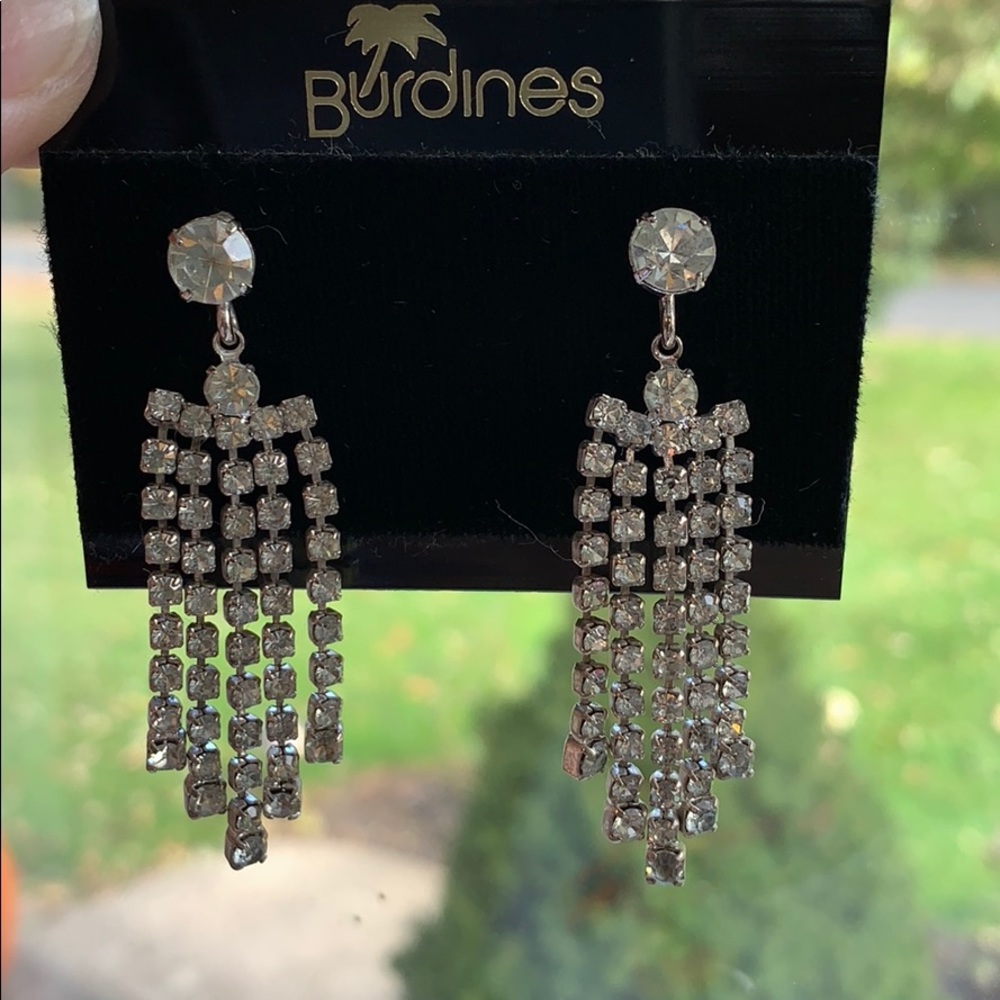 Rhinestone Dangling Earrings